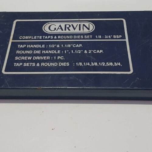 GARVIN Completo Llaves  Redondo Troqueles Juego    Bsp