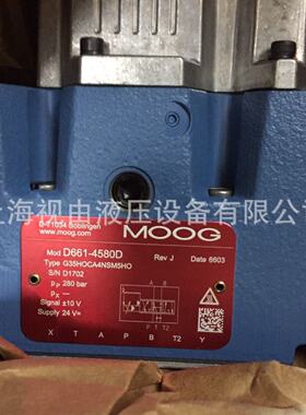 寻“”MOOG现货穆格伺服阀D6624010D02HABF6VSX2A