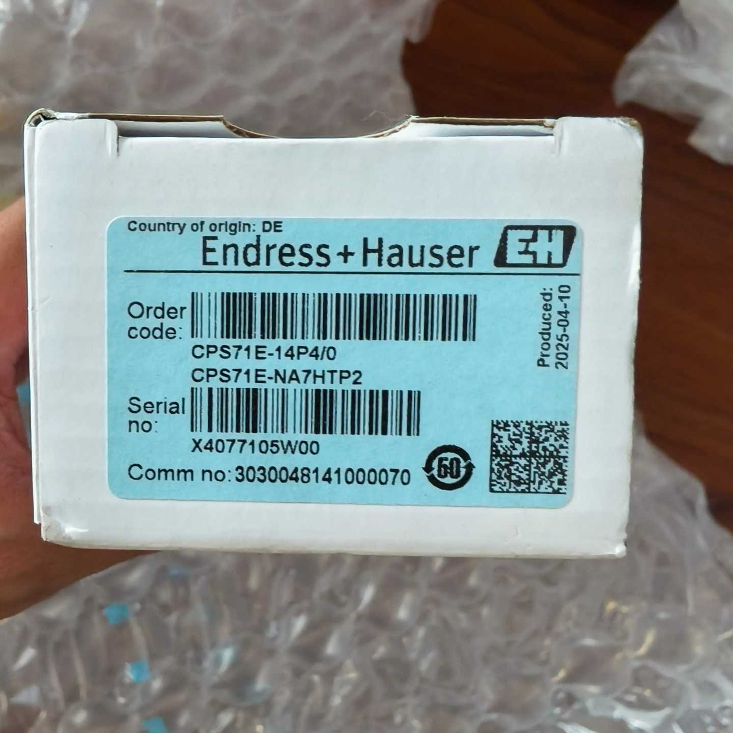 【议价】e+h电极CPS71E-NA7HTP2全新原装25年实图拍