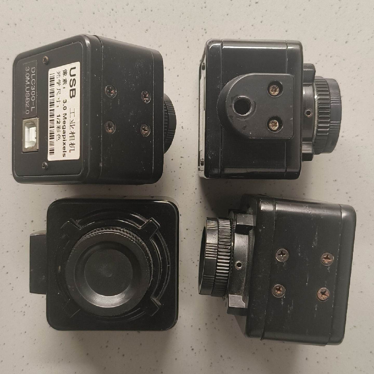 出4个闲置工业COMS相机，型号DLC300-L，适用于显微 镜，监控，机