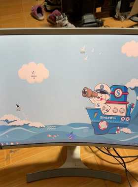 （议价）三星白色32寸曲面显示器s32e511cHDMIdp