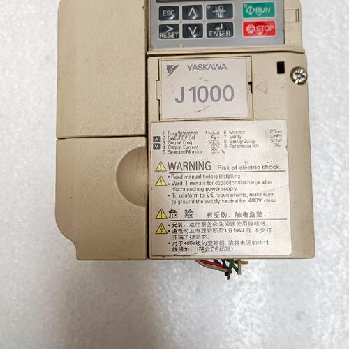溢价-安川J1000变频器CIMRJB4A0005BAA1.5