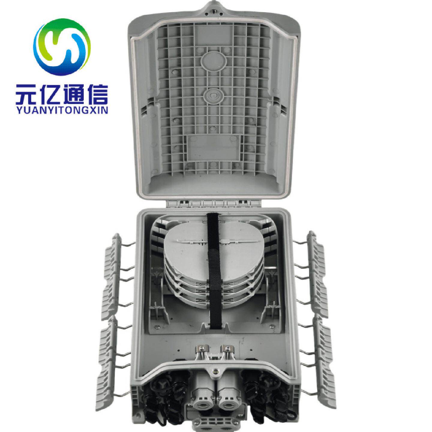 元亿室外壁挂10芯分纤箱防水防尘分纤箱外贸款分光箱光纤分路器