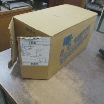 A.O.Smith交流电机K103213HP3500RPMFR56C115230V8.64.3A1Ph全新