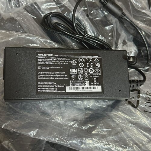 Huntkey航嘉48V1.875A电源适配器HKA09048019-027充电线90W变压器