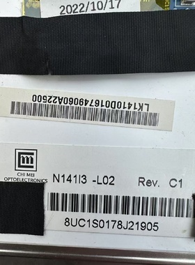 N141I3-L02 rev.c1屏幕【议价】