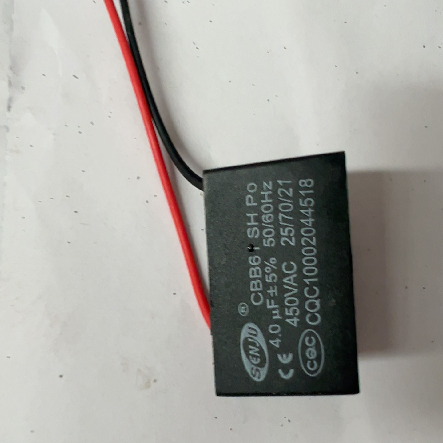 【请询价】SENJU品牌CBB61启动电容40μF450VAC规