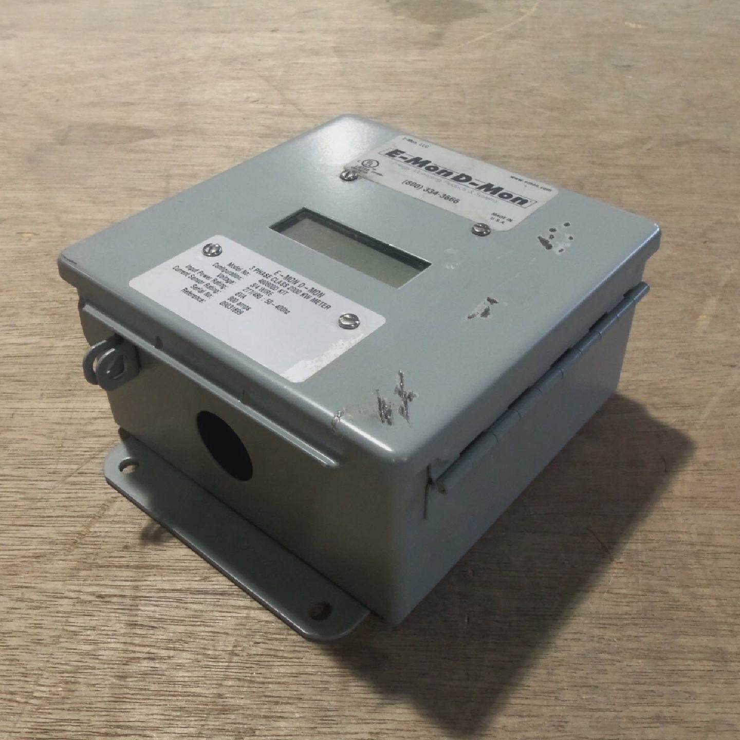 EMON DMON 480800D 3 PHASE CLASS 2000 KW METER 34 WIRE 277480