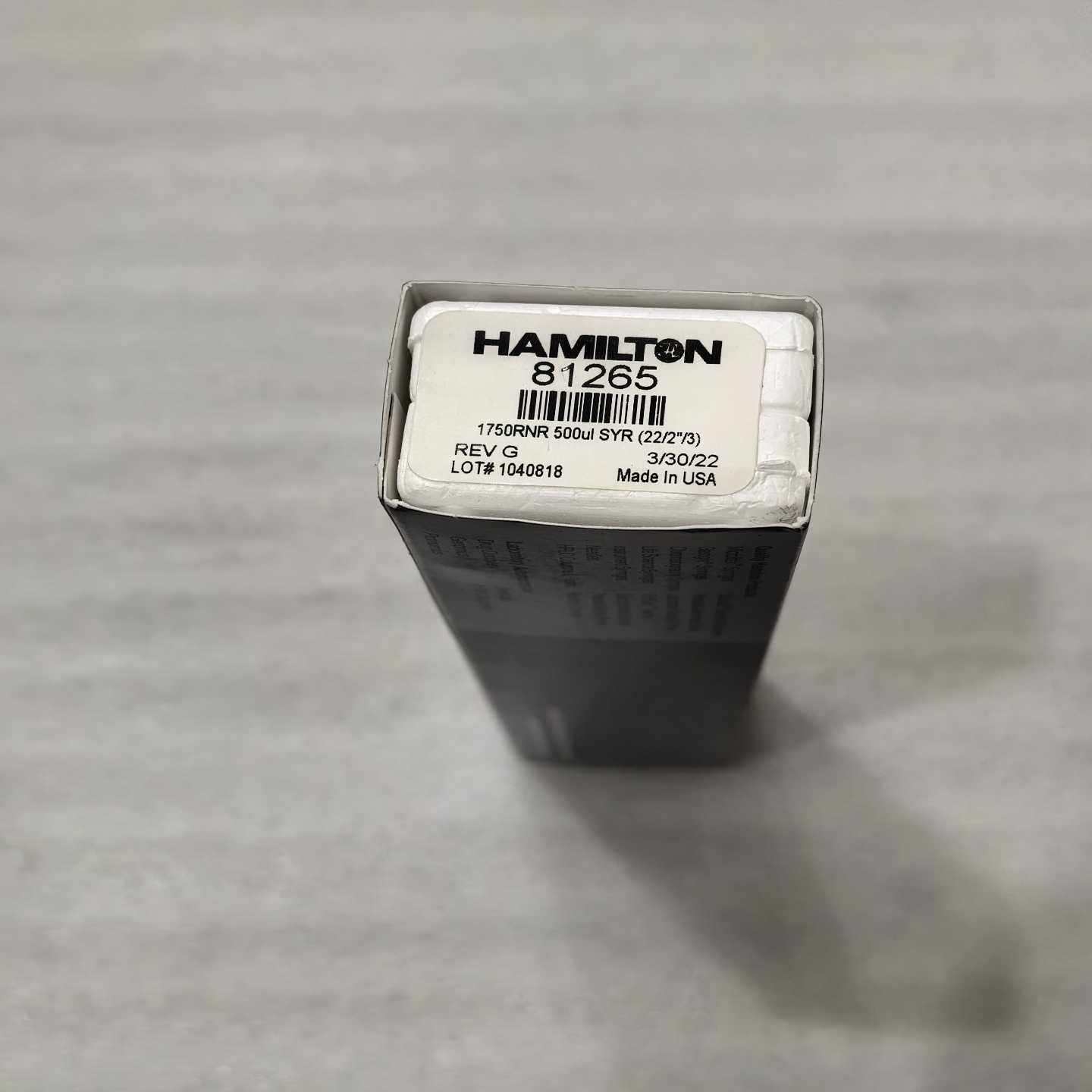 汉密尔顿Hamilton进样针，货号81265，500ul规