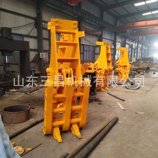 旋轉(zhuǎn)夾鋼器建筑工程叉式 20噸機(jī)械抓木器34套臂式 抓夾