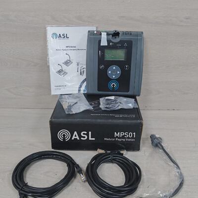 ASL MPS01  MPS01G0IP MODULAR PAGING  EMERGENCY MICROPHONES