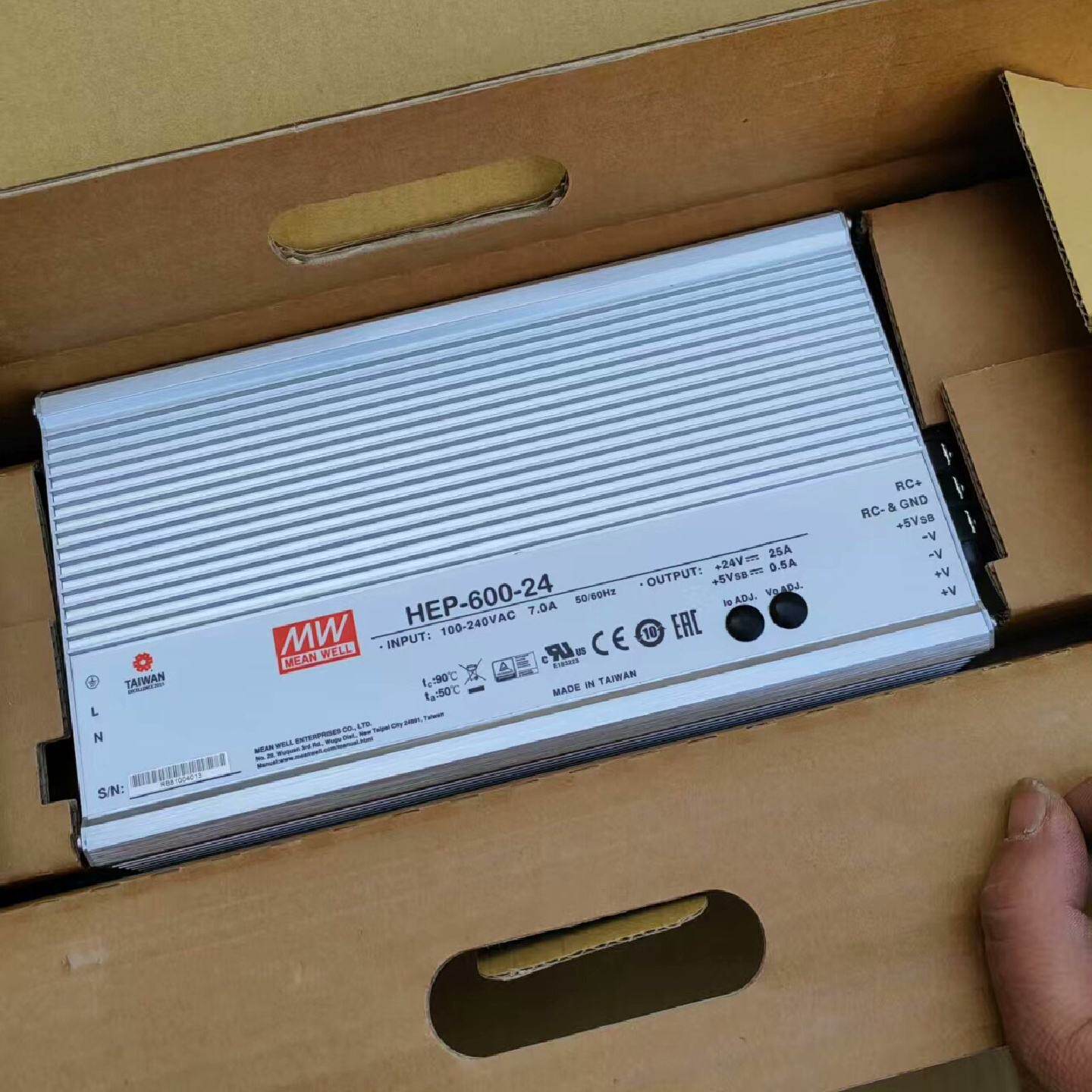 询台湾明纬HEP60024明纬PFC高效率24V25A防