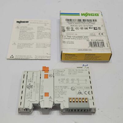 Mdulo De Salida Analgica WAGO 750552000200