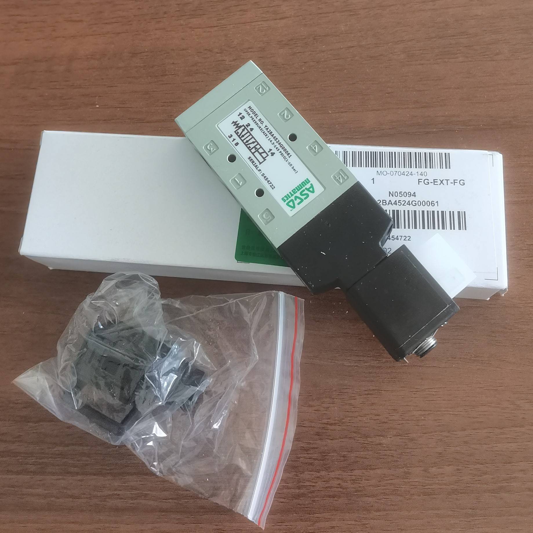 配件美国ASCO电磁阀YA2BA4524G00061原装正品现货议价