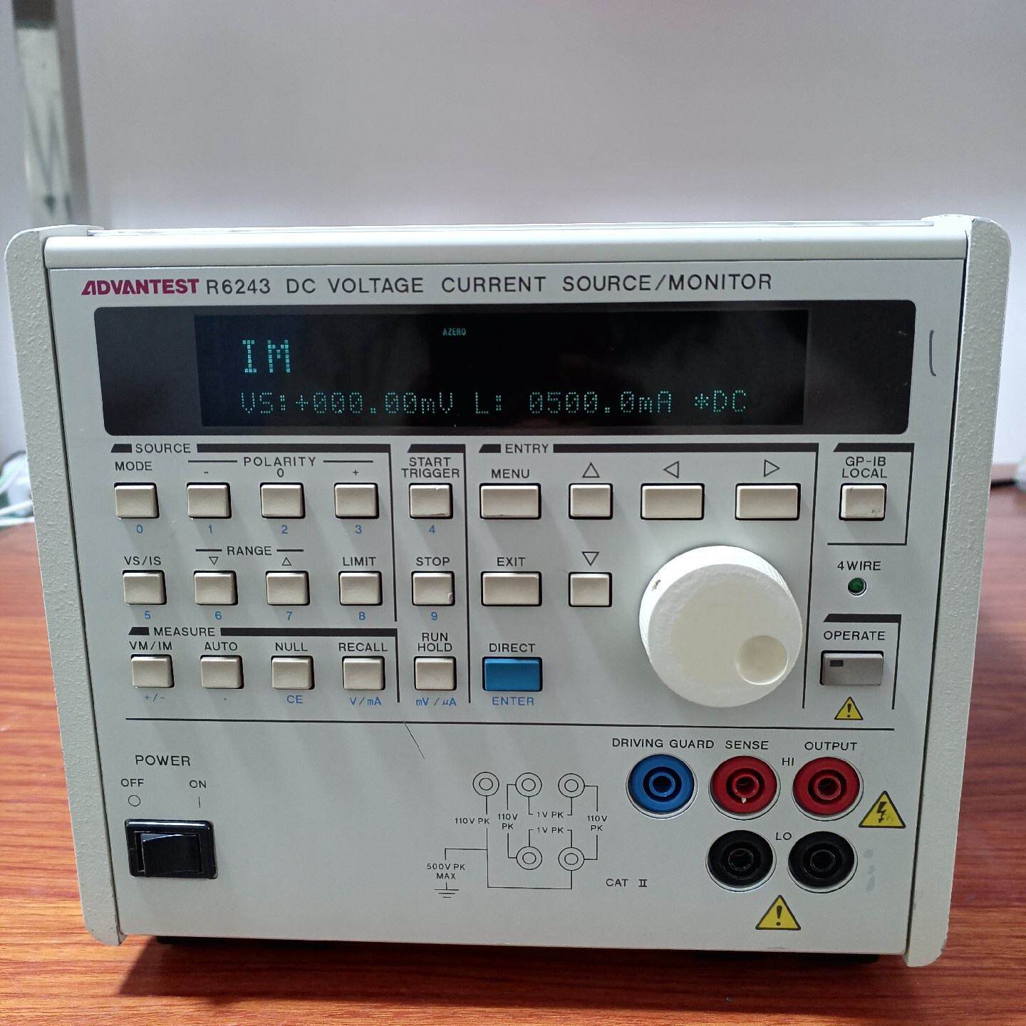 ADVANTEST爱德万R6244电流电压源,标准源,直流电—议价