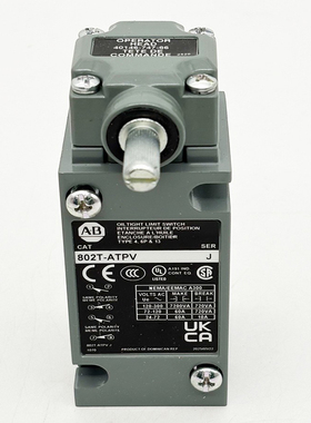 议价802T-ATPV极限开关罗克韦尔Allen-Bradley全新质保1年802TATP