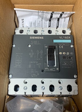 【询价】断路器VL160X 4P 40A 3VL1704-