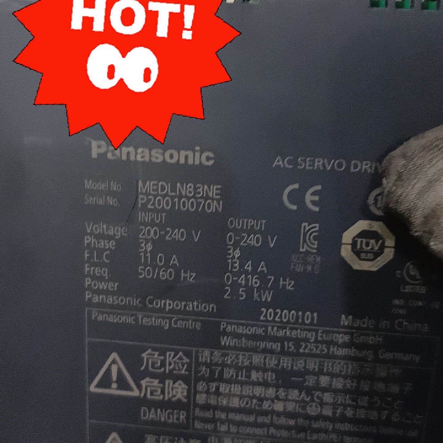 #松下伺服驱动器2500W 型号MEDLN83NE总线型--议价商品