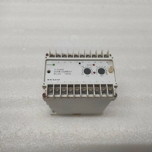 SELCO T220013 3PHASE OVERCURRENT RELAY 240VAC