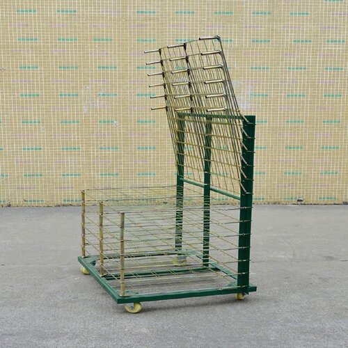 不锈钢千层架50层电子医药化工丝印油漆折叠置物架烘烤货架周转车