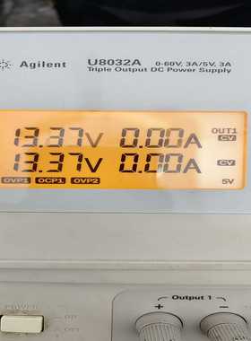 安捷伦U8032A三路输出直流电源，成色漂亮，功能正常，数据-议价