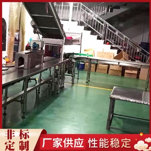 工厂平顶输送带平顶链低噪音平顶链输送机电动流水线输送机