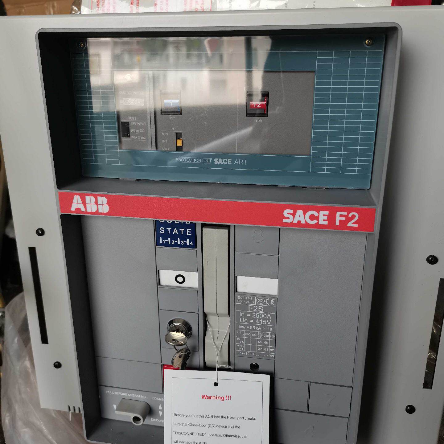 议价ABB低压万能式断路器F2S2500 2500A