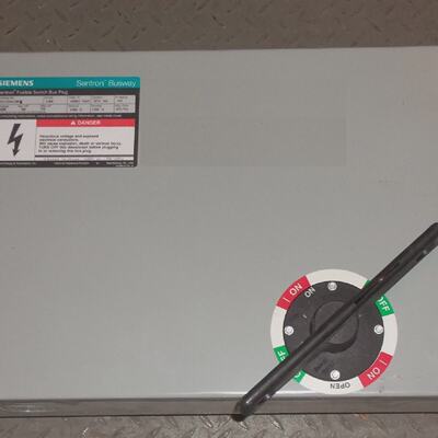 ITE SIEMENS SXID SXID4630G 100 AMP 600V FUSIBLE FUSED BUS PL