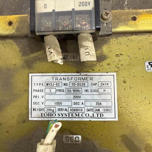 议价Toho System Isolation Transformer Imported From Japan Mo