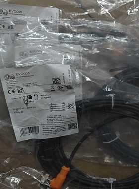 询价EVC005德国IFM易福门M12弯插母头5M连接线