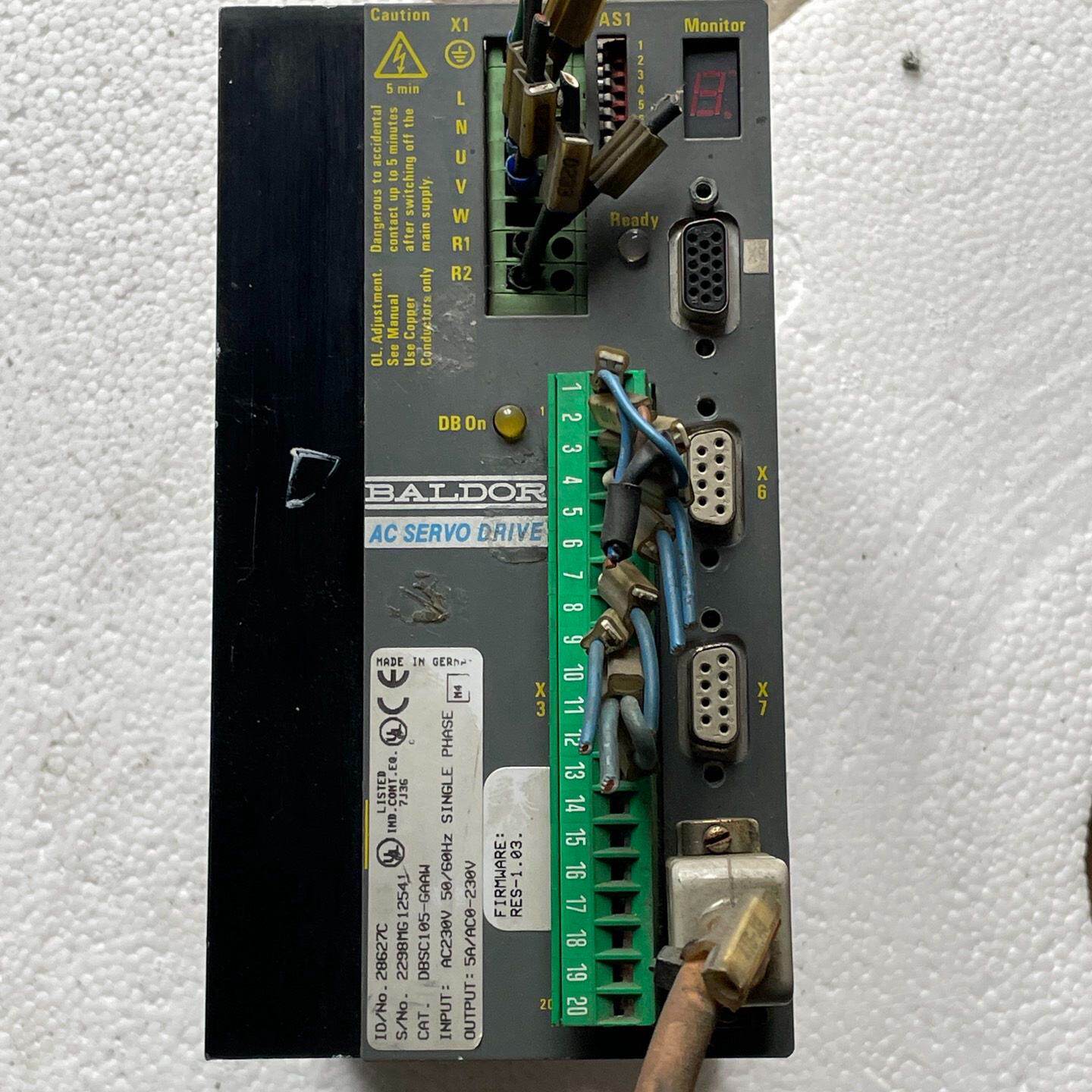 询》BALDOR保德驱动器DBSC105GAAW28627C图片