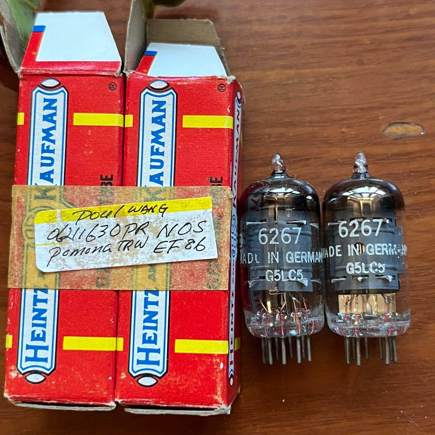 全新德国6267电子管代换EF866J8EF806S