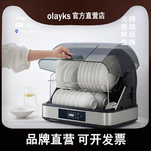 olayks立时畅销日韩消毒柜家用小型消毒碗柜碗筷台式保洁柜紫外线