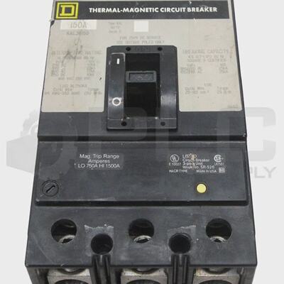 SQUARE D KAL361502 Trmico Magntico Disyuntor 150A 60HZ 250VD