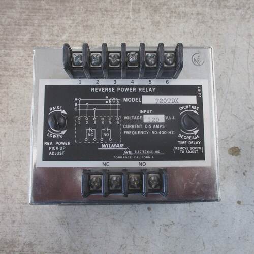 Wilmar反向功率继电器720TDX120V05A50400Hz二手