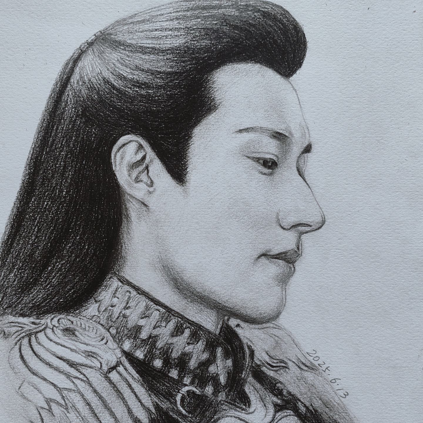 素描肖像画手绘铅笔炭笔照片人像画画定制男女生友画像生日礼物头