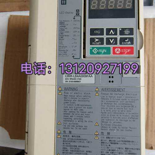 议价安川CIMRLB4A0009FAA3.1KW现-询