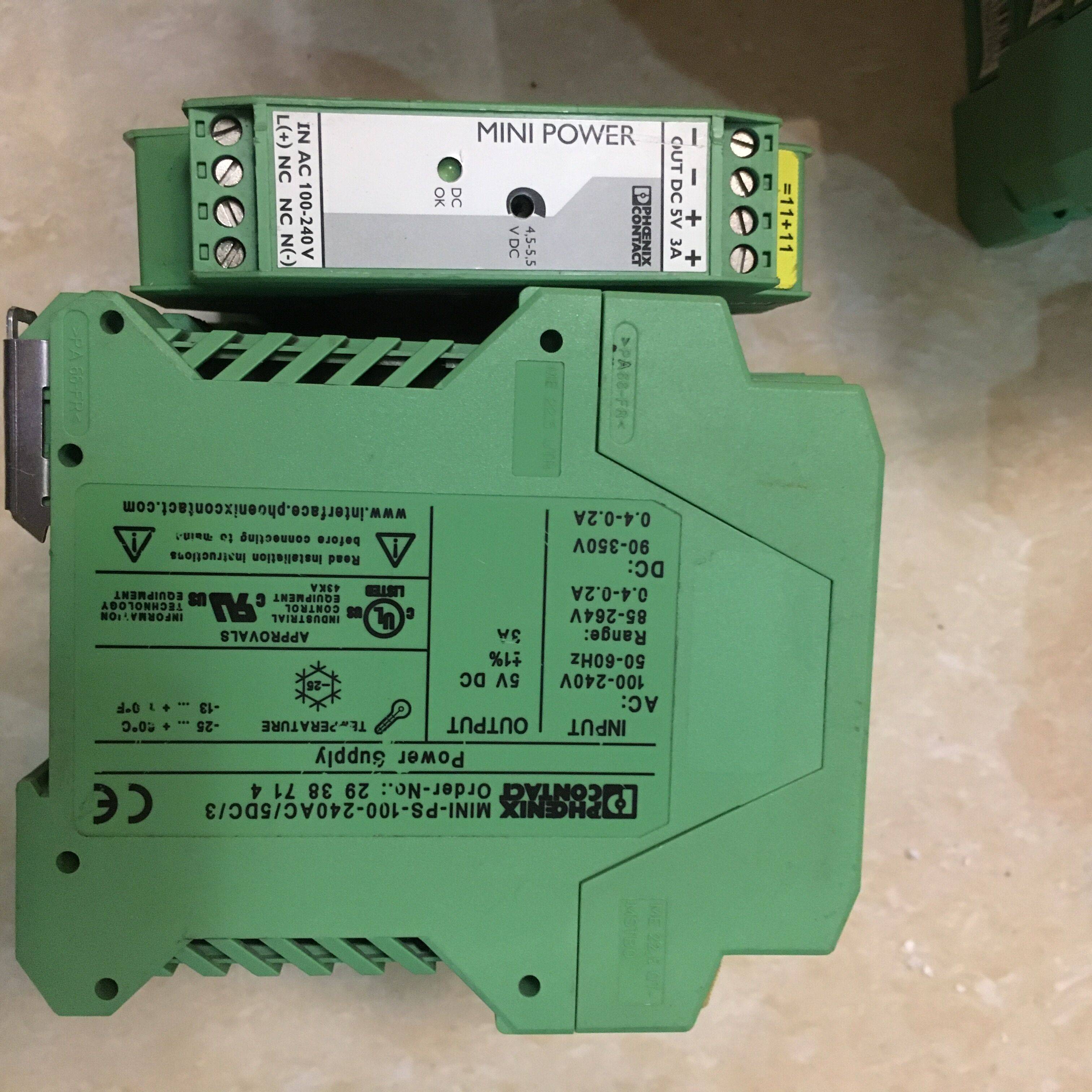 配件菲尼克斯电源2938840 MINI-PS-100-240AC24DC1 5DC3议价