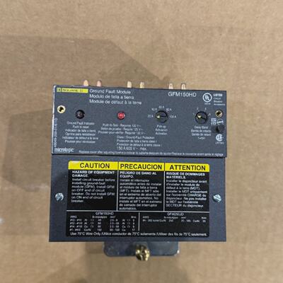 New Square D  3 Pole 150 AMP Circuit Breaker GROUND FAULT MO