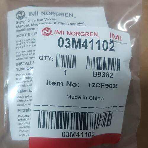 询-诺冠NORGREN阀03M41102
