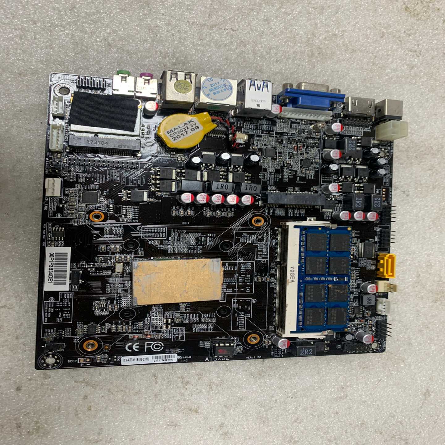 ITX-A6-6310AMD四核主板一体机主板询价