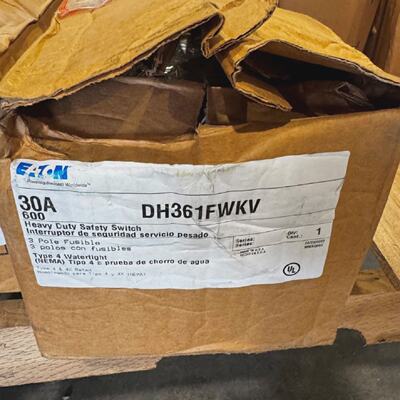 DH361FWKV DH361FWK 30 Amp 600v Fusible Safety Switch Disconn