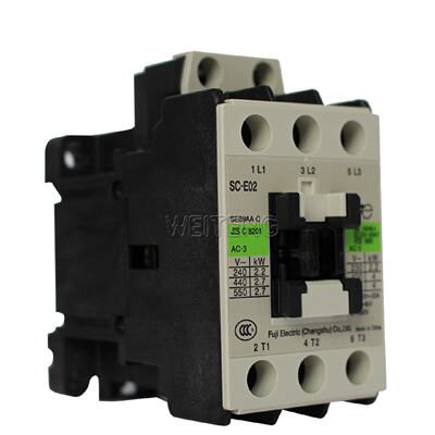 供应9年老店 富士电机SC-E02 E02P接触器9A 4KW SE09AA-C三相电磁