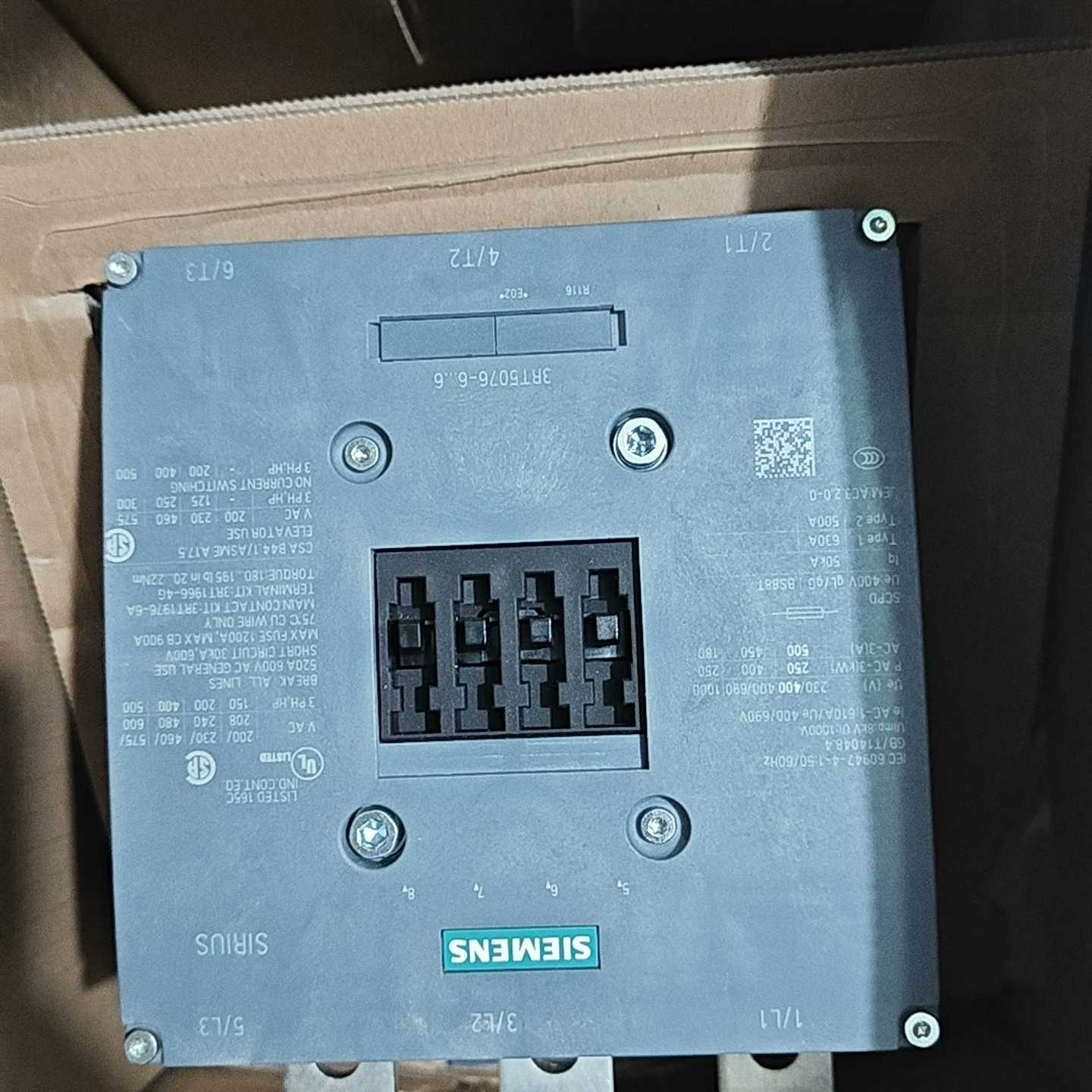 接触器3RT5076-6AV36~询价