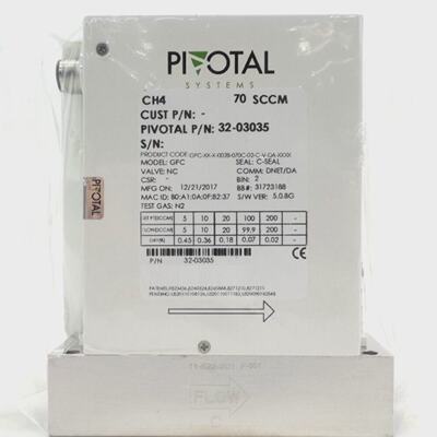 Pivotal Systems 3203035 Mass Flow Controller MFC 70 SCCM CH4
