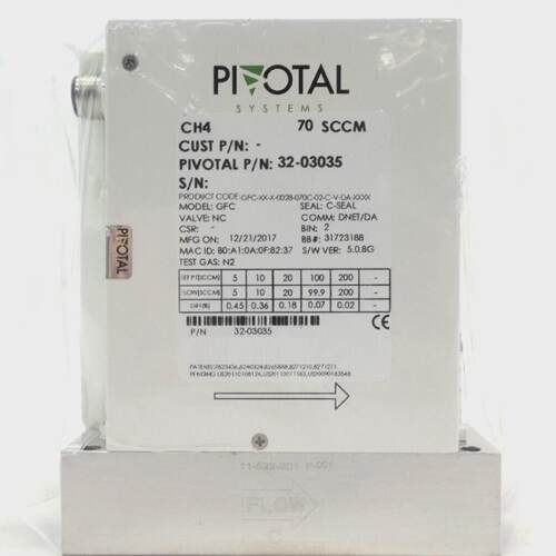Pivotal Systems 3203035 Mass Flow Controller MFC 70 SCCM CH4