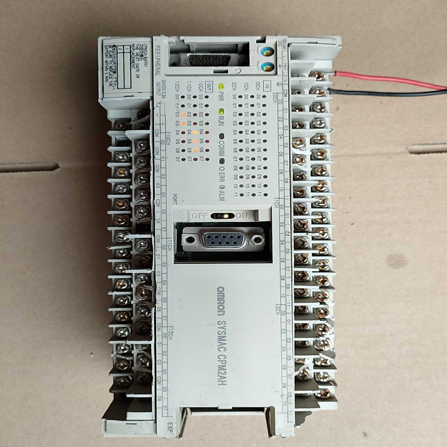 欧姆龙PLC可编程控制器CPM2AH-60CDR-A，正品拆