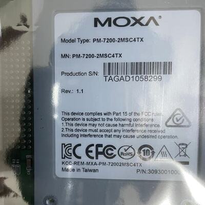 议价OXA PM-7200-2MSC4TX电口模块全新现货
