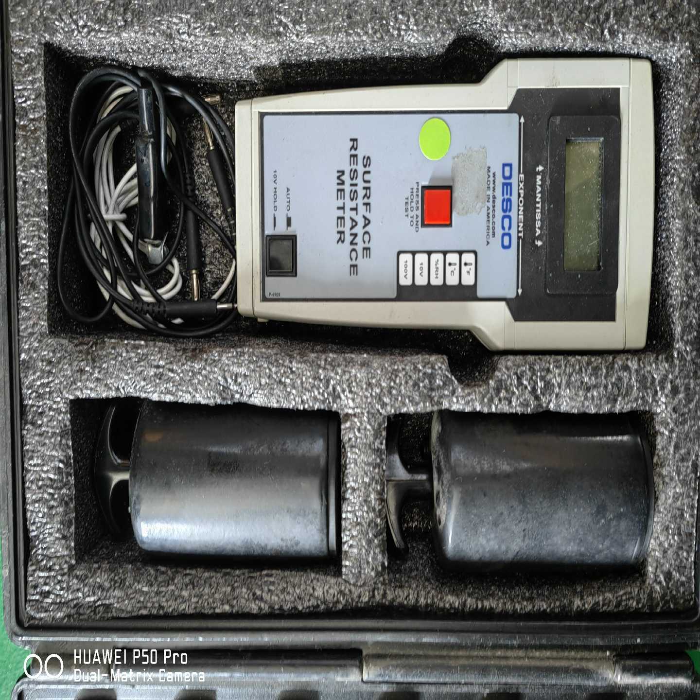 议价~DESCO 19781 重锤电阻测试仪。正常开机。搞一下卫生