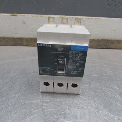 西门子NGB3B100CIRCUITBREAKER3P100AMP480V状况良好优惠